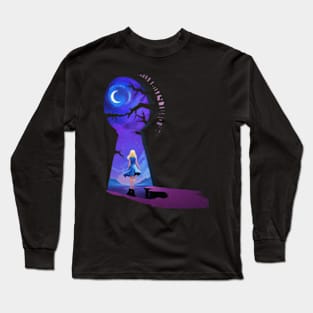 alice entring to wonderland Long Sleeve T-Shirt